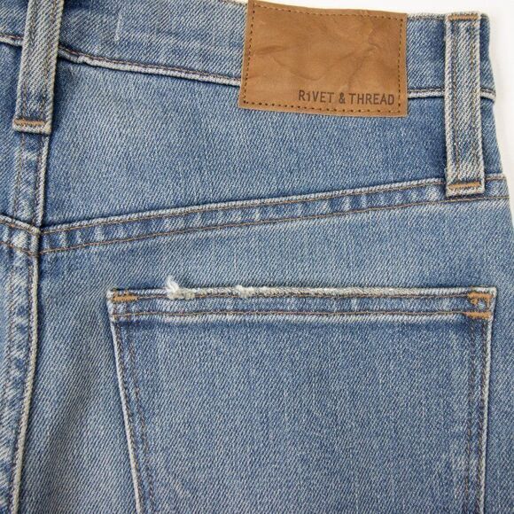 Madewell‎ made in USA Rivet & Thread Cali Demi-Boot Jeans in Shetland Wash - Picture 14 of 16